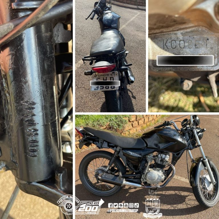 Homem é preso com moto adulterada na "prainha" de Igaraçu do Tietê