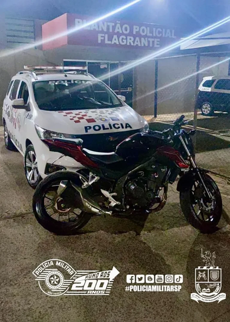 policia militar e prefeitura de jau recupera motocicleta roubada e prende dois por receptacao e adulteracao em jau