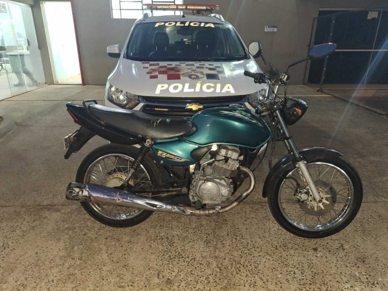 Polícia Militar prende suspeito e recupera motocicleta furtada em Jaú