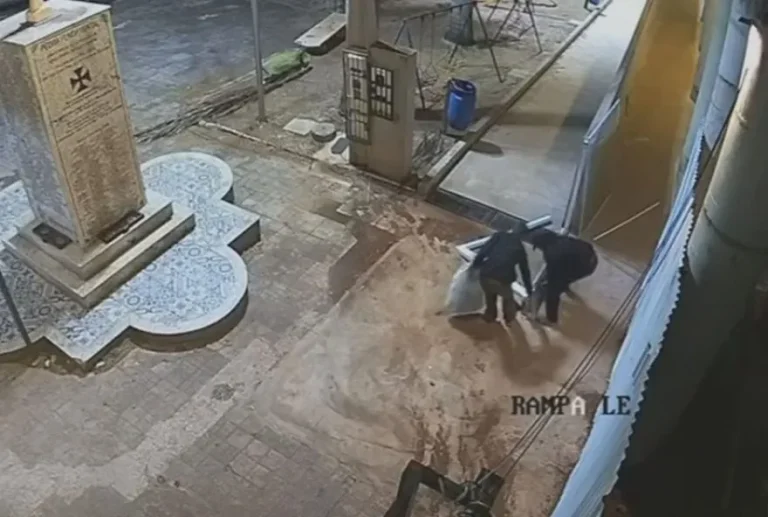 Vandalismo e furto na Paróquia Santo Antônio em Jaú são flagrados por câmeras de segurança