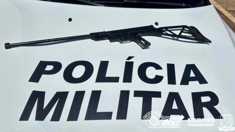 acao da policia militar em jau garante seguranca durante ocorrencia de ameaca